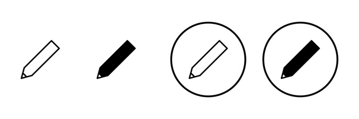 Pencil icon vector. pen sign and symbol. edit icon vector