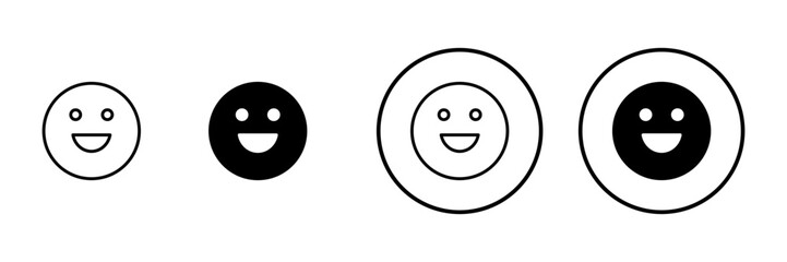 Smile icon vector. smile emoticon icon. feedback sign and symbol