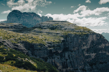 Dolomites mountain view