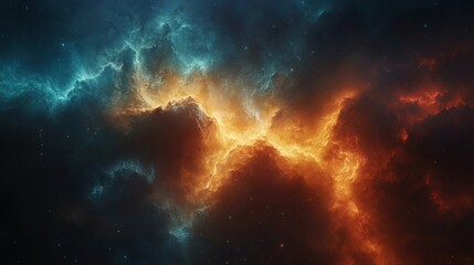 Obraz premium The Universe’s Endless Beauty in a Serene Scene