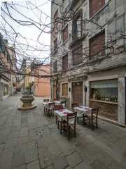 The Old Town of city of Venice, Italy
