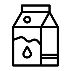milk Line Icon
