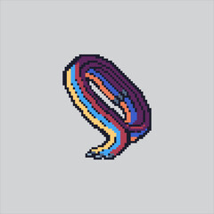 Pixel art illustration Electric Cable. Pixelated Cable Wire. Electric Cable wire Icon pixelated for the pixel art game and icon for website and video game. old school retro.