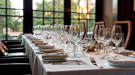 wedding or other festive table with different dishes. High quality photo