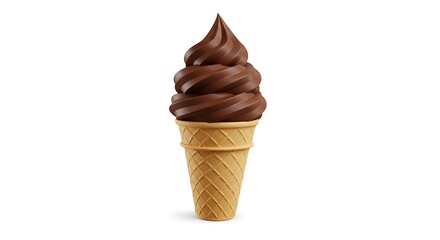 chocolate ice cream cone