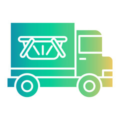 truck Gradient icon