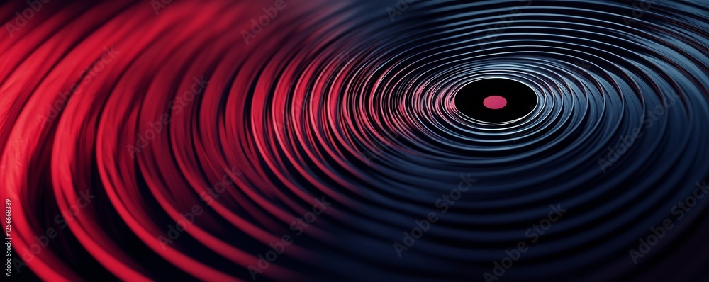 Aufkleber Abstract swirling vortex creating a colorful tunnel effect