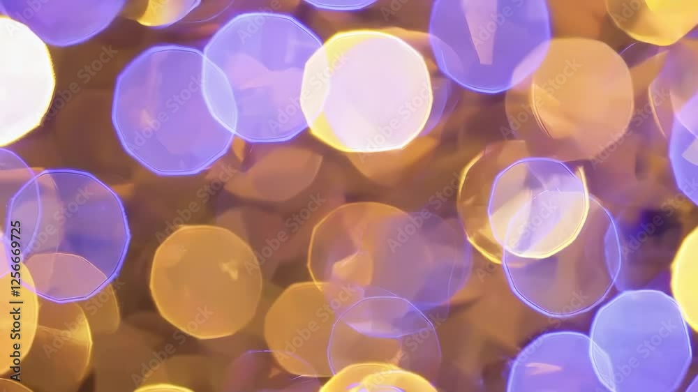 Poster golden bokeh lights creating a warm and festive atmosphere, soft focus abstract background. celebrat