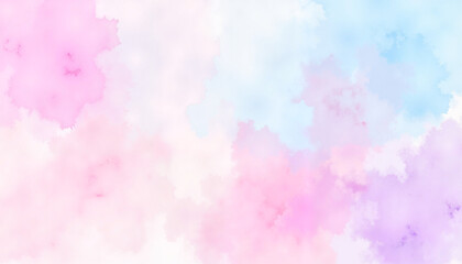 Watercolor abstract background in pastel colors