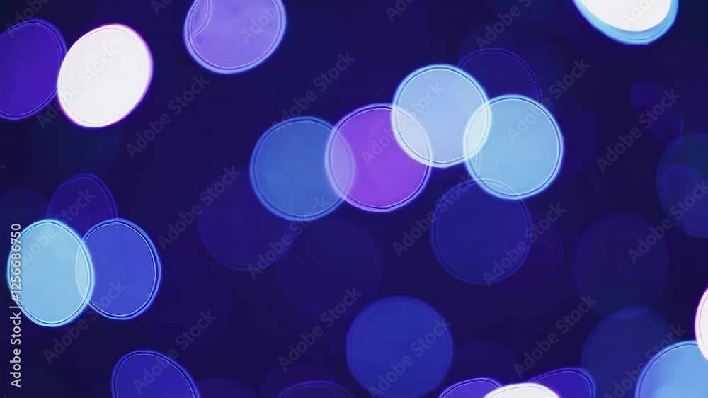 Poster bokeh lights in pink and blue with soft focus, abstract background. creative photography concept