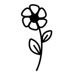 vector illustration of a flower
