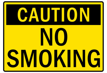 No smoking sign