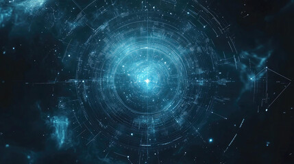 Abstract Cosmic Data Visualization of a Celestial Network