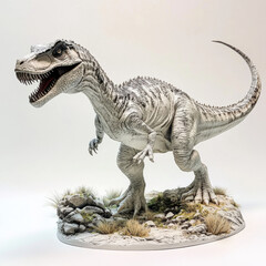 Naklejka premium This playful dinosaur artwork is great for kids' books, posters, and educational materials.