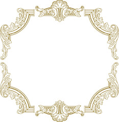 vector illustration sketch design decorative ornament carving decoration for classic ethnic vintage home interior