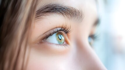 A joyful multiracial face radiates warmth, celebrating diversity and connection