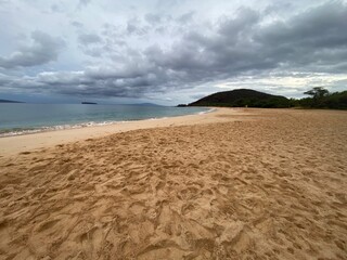 tropical beach in Wailea Maui