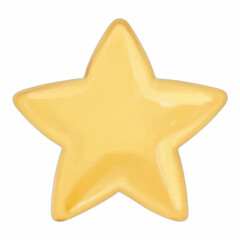 Illustration of a Star for Celestial and Decorative Designs