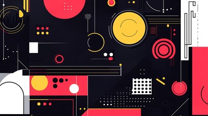 Abstract geometric shapes