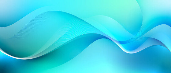 Fototapeta premium Deep blue abstract background with soft flowing lines, glowing gradients, and smooth wave-like patterns for elegant and modern compositions.
