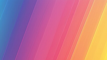 Obraz premium A vibrant gradient background featuring smooth transitions from blue to pink and yellow hues.