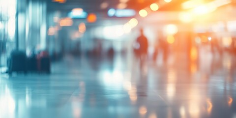 Fototapeta premium Abstract Blurred Interior: A Glimpse into a Modern Space