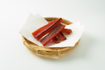 鮭とば　珍味のイメージ