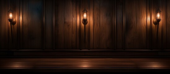 Cozy wooden interior with warm lighting, creating a welcoming atmosphere for gatherings