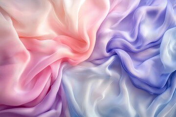 Fototapeta premium Soft pastel fabric in dreamy hues