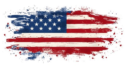 Grunge American Flag