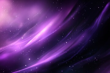 Obraz premium Purple cosmic swirls and distant starlight