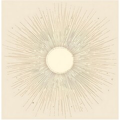 Abstract sunburst graphic design