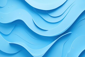 Fototapeta premium Abstract blue wave pattern background