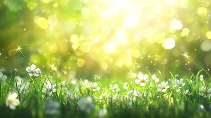 Obraz premium Cherry blossoms bloom in soft sunlight, symbolizing renewal and harmony. 