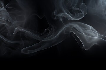 Smoky background. Abstract black smoke background