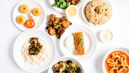 Diverse Selection of Healthy and Delicious Meal Prep Dishes