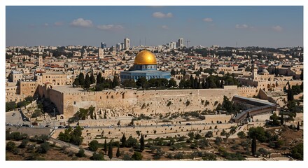 Fototapeta premium dome of the rock in jerusalem