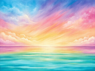 Obraz premium sunset over the sea