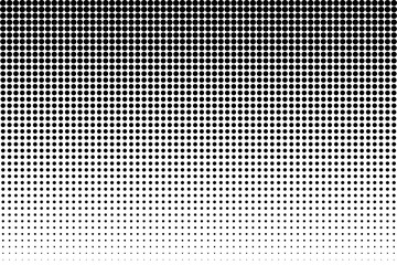 Halftone dots pattern. Grayscale gradient fill. Vector dotted texture. Abstract circular halftone