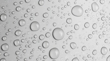 Water droplets on surface close-up photography studio macro texture