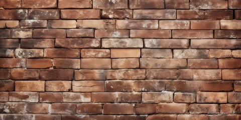 Obraz premium Abstract brown brick wall texture background