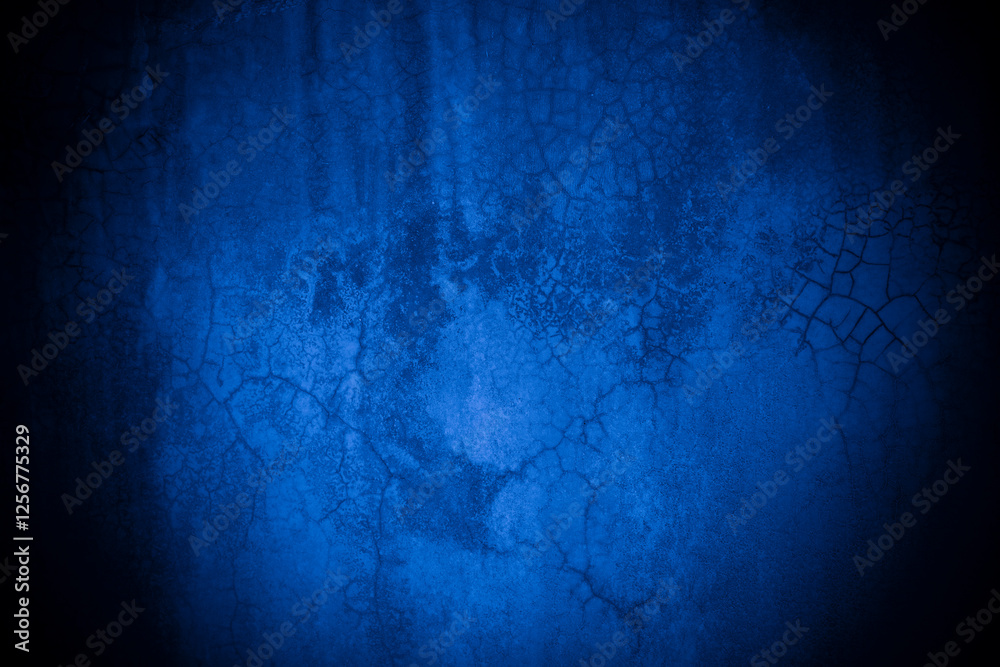 Aufkleber old wall pattern texture cement blue dark abstract blue color design are light with black gradient b