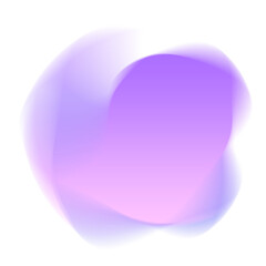 Purple and blue abstract shape perfect for backgrounds
