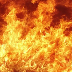 Fiery inferno raging, dark background, intense heat, design texture