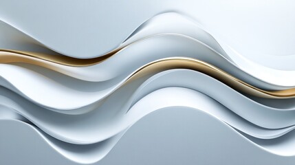 Obraz premium Abstract Gold Wave Background Design