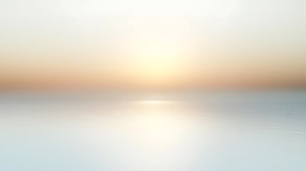 Obraz premium Peaceful Sunrise/Sunset Reflection Over Calm Water