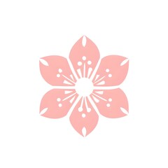 Fototapeta premium pink flower vector