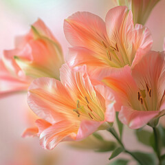 close up of pink lily