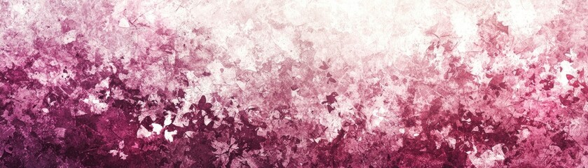 Fototapeta premium Pink floral abstract art, textured background, website design