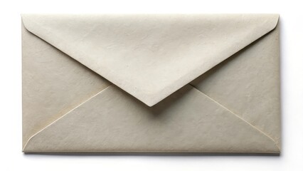 Off-white Envelope on White Background